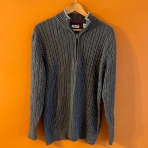 Izod Gray Quarterzip